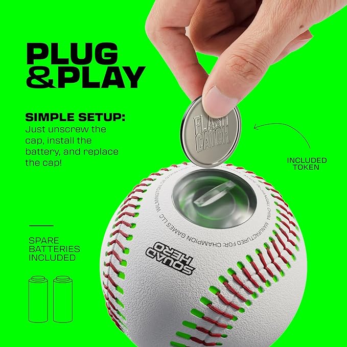 Light Up Baseball - Sports Gifts for Boys - Ball Accessories Gear Easter Gift Ideas for Teenage Boy - Glow in Dark Balls - Cool Toys Games for Teen Kids Players Age 8, 9, 10, 11, 12, 13, 14 Year Old